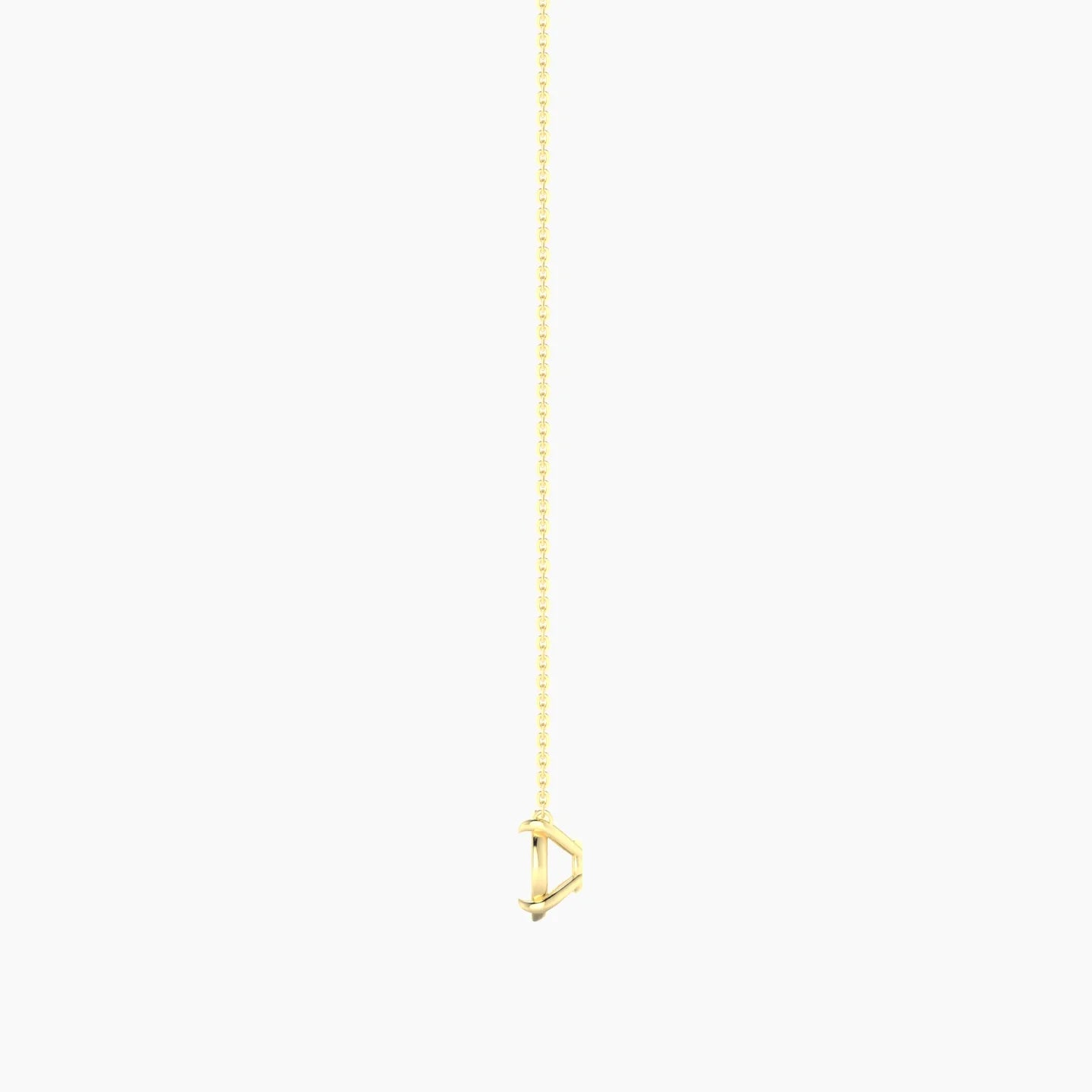 Solitaire | 18k Yellow Gold 3-4.99 ct Oval Cut Pendant Setting