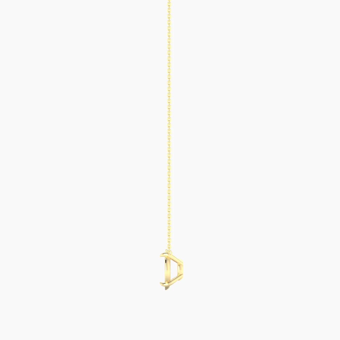 Solitaire | 18k Yellow Gold 5-7.99 ct Oval Cut Pendant Setting