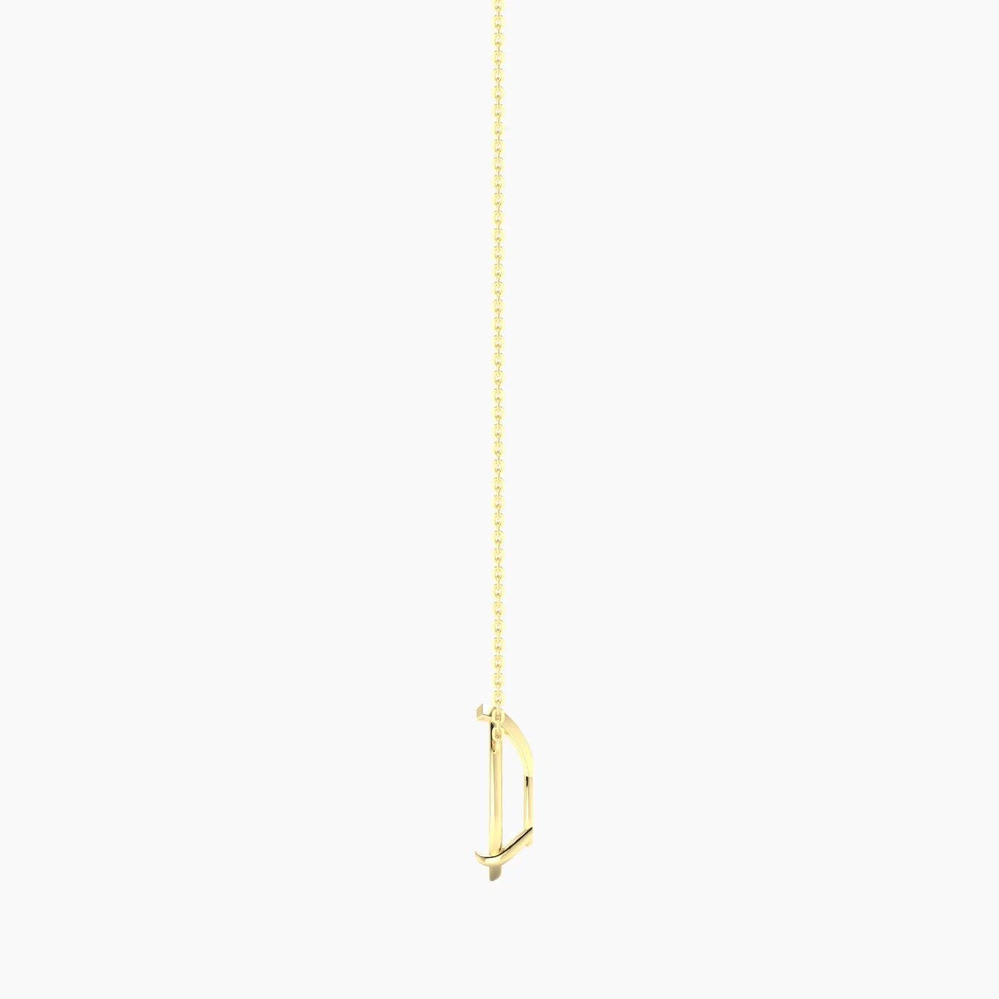 Solitaire | 18k Yellow Gold 3-4.99 ct Pear Cut Pendant Setting