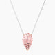 Pear Pink Lab Diamond Pendant | Solitaire