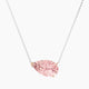Pear Pink Lab Diamond Pendant | Solitaire