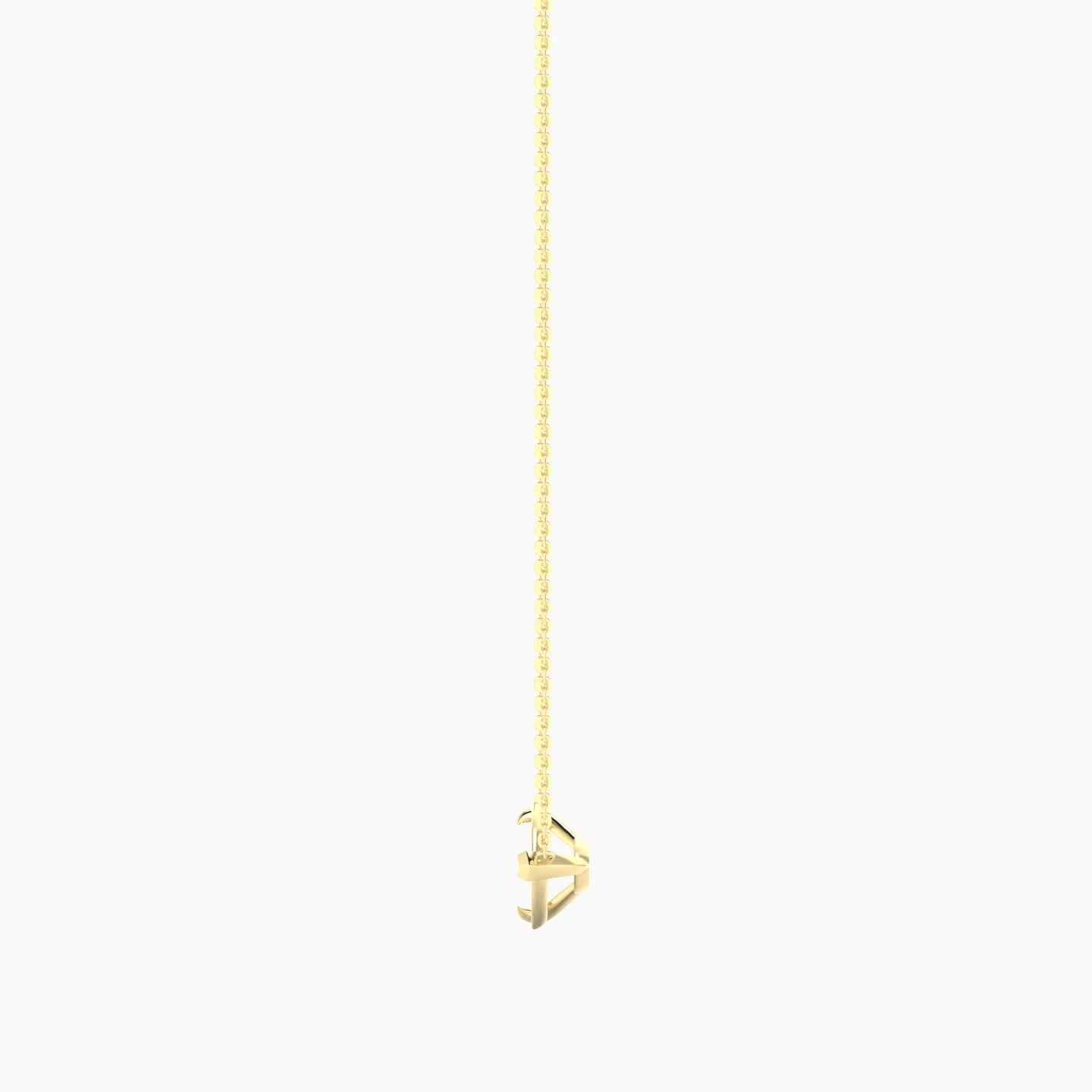 Solitaire | 18k Yellow Gold 5-7.99 ct Pear Cut Pendant Setting