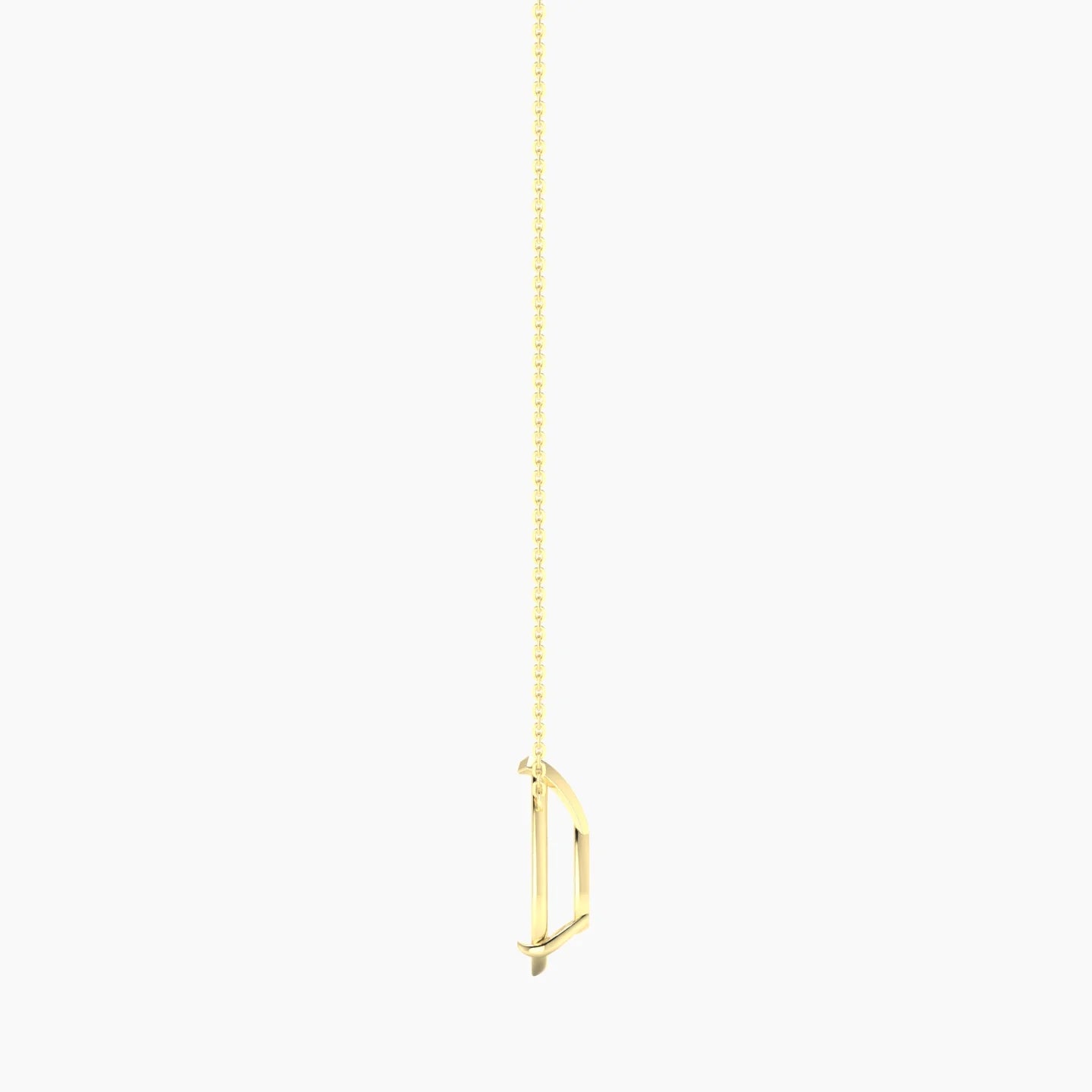 Solitaire | 18k Yellow Gold 5-7.99 ct Pear Cut Pendant Setting
