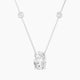 Cushion Lab Diamond Pendant | Solitaire with Sautoir
