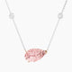Pear Pink Lab Diamond Pendant | Solitaire with Sautoir