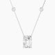 Radiant Lab Diamond Pendant | Solitaire with Sautoir