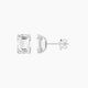 3 ct Emerald White Lab Diamond Stud Earrings | 6 ct total