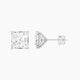 5 ct Princess White Lab Diamond Stud Earrings | 10 ct total