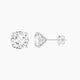 5 ct Square Cushion White Lab Diamond Stud Earrings | 10 ct total