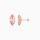 2 ct Marquise Pink Lab Diamond Stud Earrings | (4 ct total)