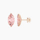 3 ct Marquise Pink Lab Diamond Stud Earrings | (6 ct total)