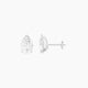 2 ct Pear White Lab Diamond Stud Earrings | (4 ct total)