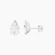 3 ct Pear White Lab Diamond Stud Earrings | (6 ct total)