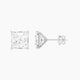 5 ct Princess White Lab Diamond Stud Earrings | (10 ct total)
