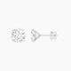3 ct Round White Lab Diamond Stud Earrings | (6 ct total)